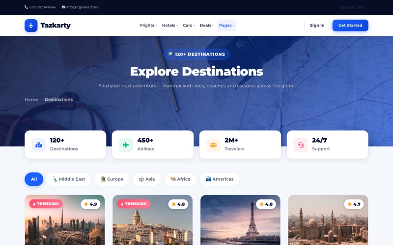 Destinations