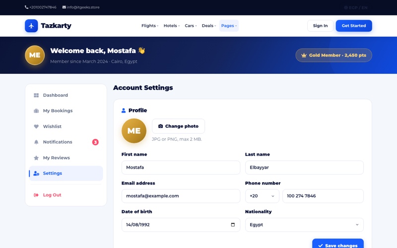 Account Settings