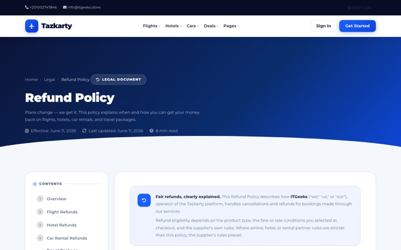 Refund Policy